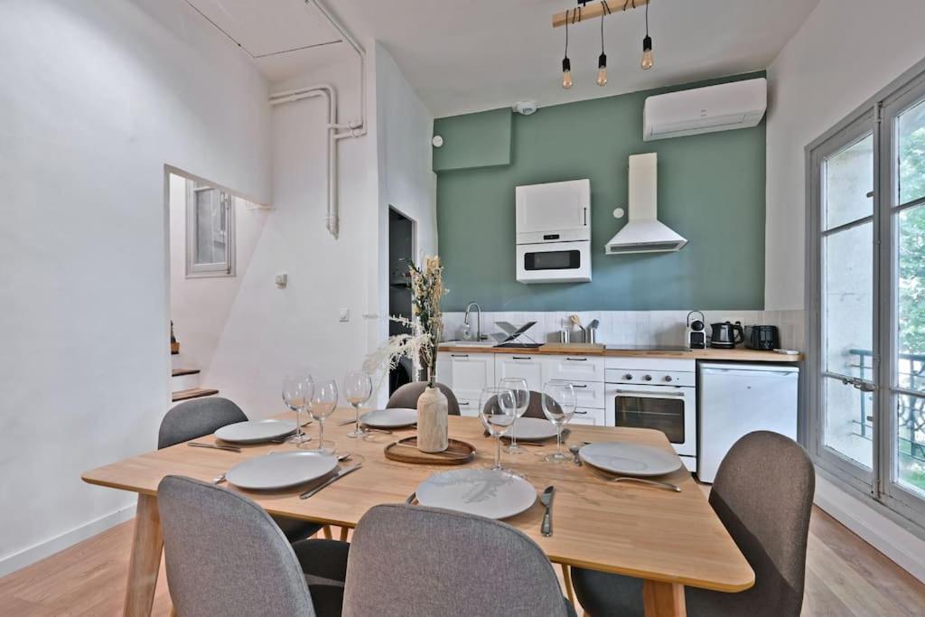 Au Coeur Des Platanes - Parking Gratuit Sous-terrain - Clim - Balcon Apartment